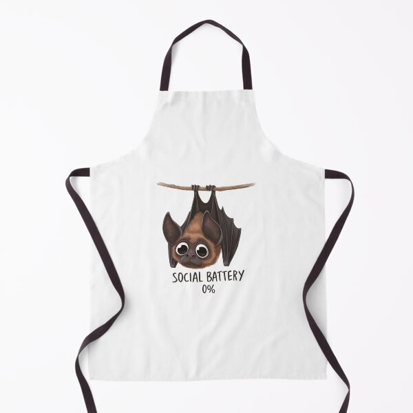 Item preview, Funny Meme - Social Battery 0% Bat designed and sold by hamishby.