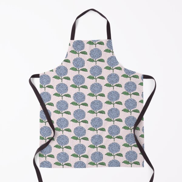 Item preview, Boho Pastel Blue Floral Hydrangeas designed and sold by Lindsay Marie Patterns.
