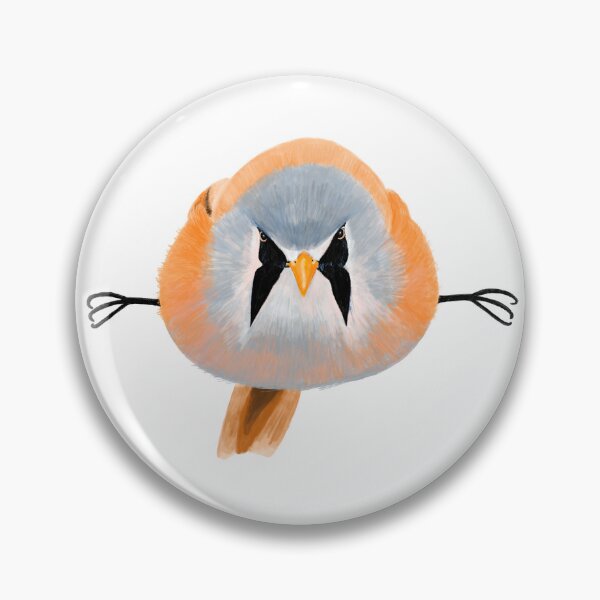 Item preview, Bearded Reedling Bird designed and sold by SarahWhittle.