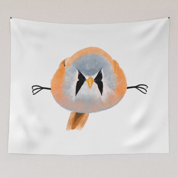 Item preview, Bearded Reedling Bird designed and sold by SarahWhittle.
