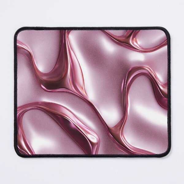 Item preview, Y2K Pink Liquid Pattern | Futuristic Glossy Chrome 3 designed and sold by Velvetcosmonova.