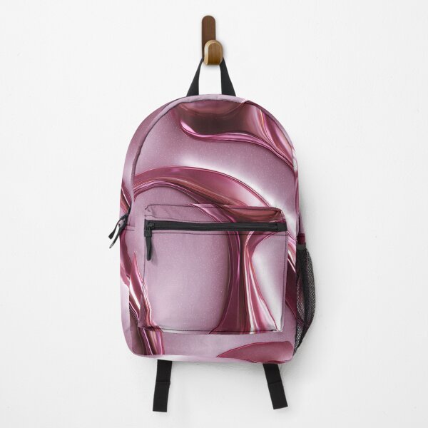 Item preview, Y2K Pink Liquid Pattern | Futuristic Glossy Chrome 3 designed and sold by Velvetcosmonova.