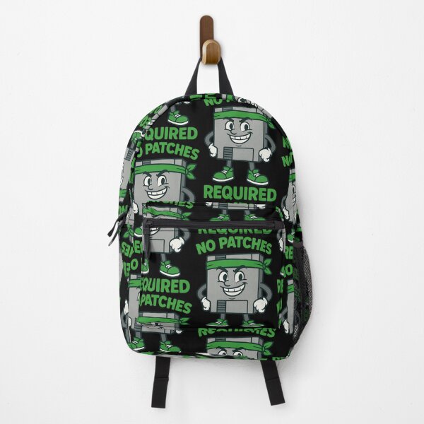 Item preview, No Patches Required Retro Gaming Design designed and sold by TeeTimeTreasure.