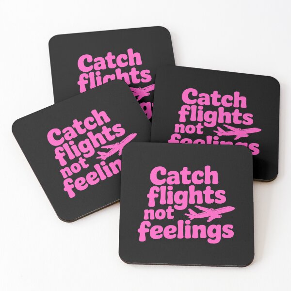 Item preview, Catch Flights Not Feelings! Pink Travel Girl designed and sold by PMCreative.