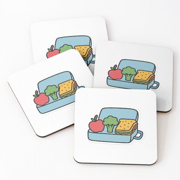 Item preview, Lunchbox illustration with apple, broccoli, and sandwich, isolated on transparent background, AI generated designed and sold by dvoevnore.