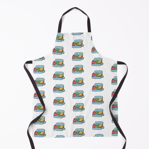 Item preview, Lunchbox illustration with apple, broccoli, and sandwich, isolated on transparent background, AI generated designed and sold by dvoevnore.