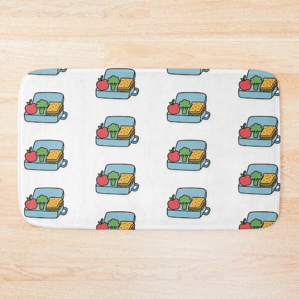 Item preview, Lunchbox illustration with apple, broccoli, and sandwich, isolated on transparent background, AI generated designed and sold by dvoevnore.