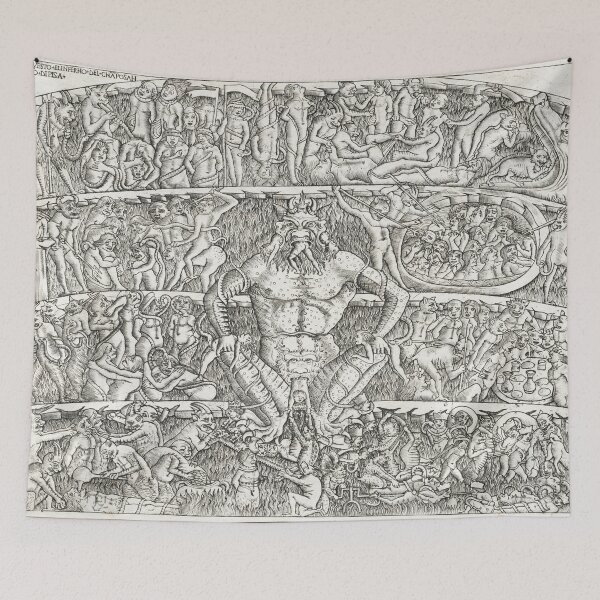 Item preview, The Inferno According to Dante, after the Fresco in the Campo Santo at Pisa, 1400s. Italy, 15th century designed and sold by Vintage Designs +.