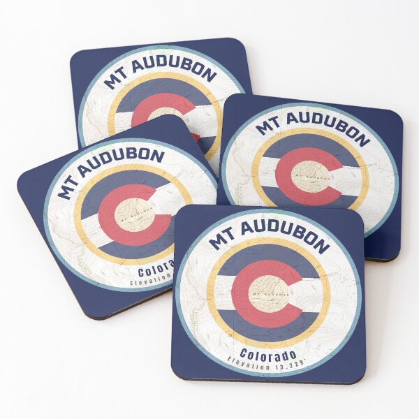 Item preview, Colorado Mountain Map - Mt Audubon designed and sold by Willz Designz.