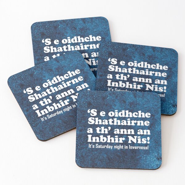 Item preview, Copy of It's Saturday night in Inverness | ‘S e Oidhche Shathairne a th’ ann an Inbhir Nis! (Scottish Gaelic translation)  designed and sold by Mamaidh Made.