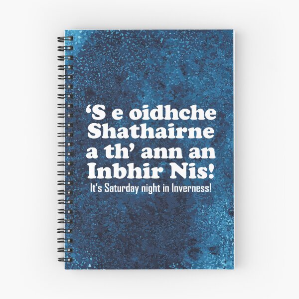 Item preview, Copy of It's Saturday night in Inverness | ‘S e Oidhche Shathairne a th’ ann an Inbhir Nis! (Scottish Gaelic translation)  designed and sold by Mamaidh Made.