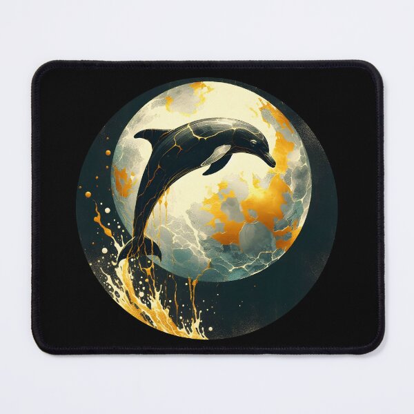 Item preview, Charcoal Dolphin, Ai Generated Art designed and sold by ACC .
