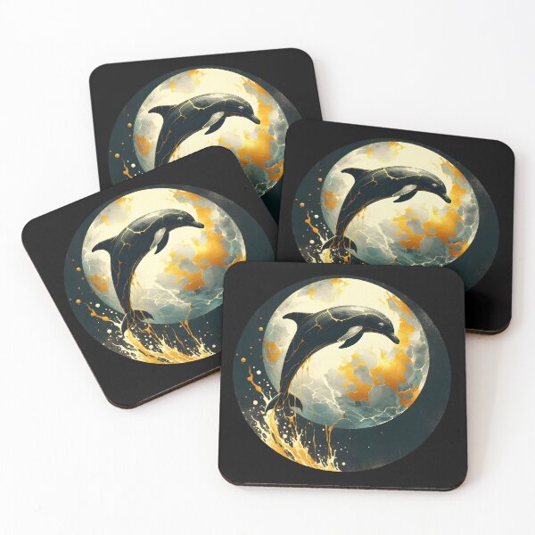Item preview, Charcoal Dolphin, Ai Generated Art  designed and sold by ACC .
