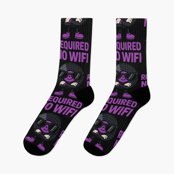 Item preview, No WiFi Required Retro Vinyl Design designed and sold by TeeTimeTreasure.