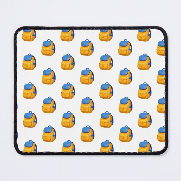 Item preview, Yellow and blue backpack symbolizing back to school concept, on transparent background, AI generated designed and sold by dvoevnore.