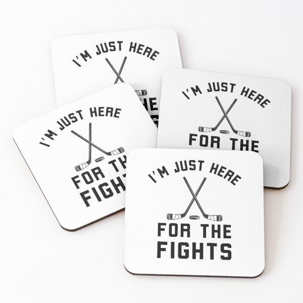Item preview, Im Just Here for the Fights Funny Hockey designed and sold by snowry.