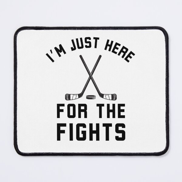 Item preview, Im Just Here for the Fights Funny Hockey designed and sold by snowry.