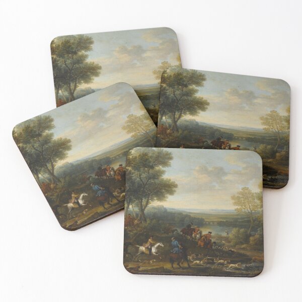 Item preview, the hunt vintage painting designed and sold by Vintage Designs +.