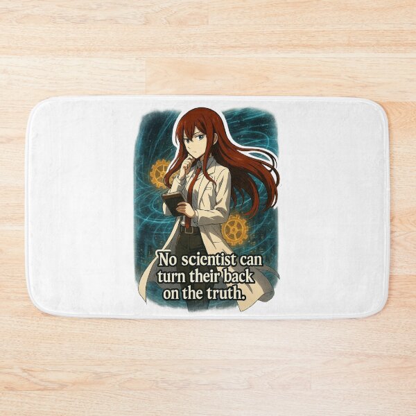 Item preview, Kurisu Makise from Steins Gate with Quote | Scientist Quote | Anime Quote Artwork designed and sold by Templatemini.