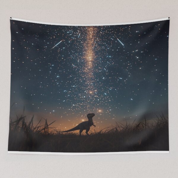 Item preview, Little Dinosaur and the Falling Stars designed and sold by DreamistStore.