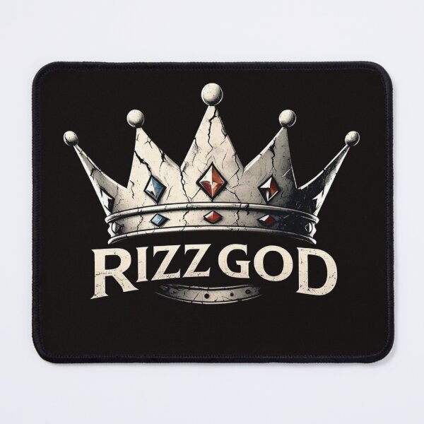 Item preview, RIZZGOD Crown: Charisma Royalty Gen Z Slang designed and sold by Slangwise.