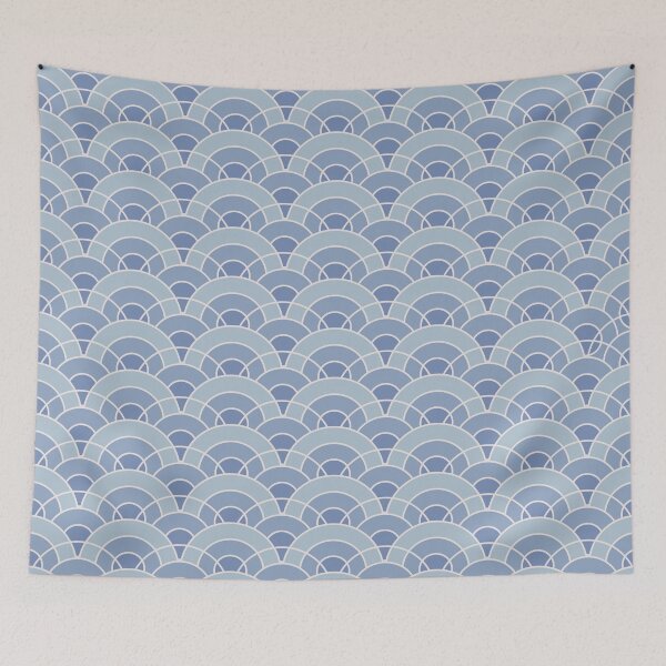 Item preview, Japanese Seigaiha Pattern 3 – Endless Waves of Harmony designed and sold by ideakokodesign.