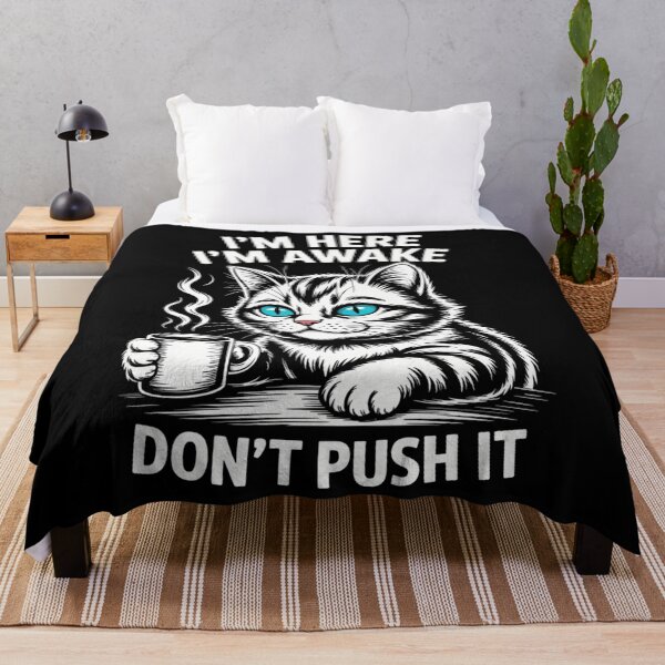 Item preview, Funny Sarcastic Cat Meme designed and sold by blueyeeti.