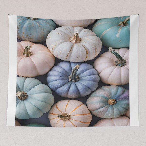 Item preview, Pumpkin wallpaper in calm colors designed and sold by saly55887.