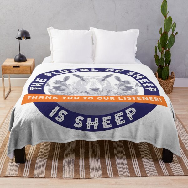 Item preview, The Plural of Sheep is Sheep designed and sold by Cricklewood.