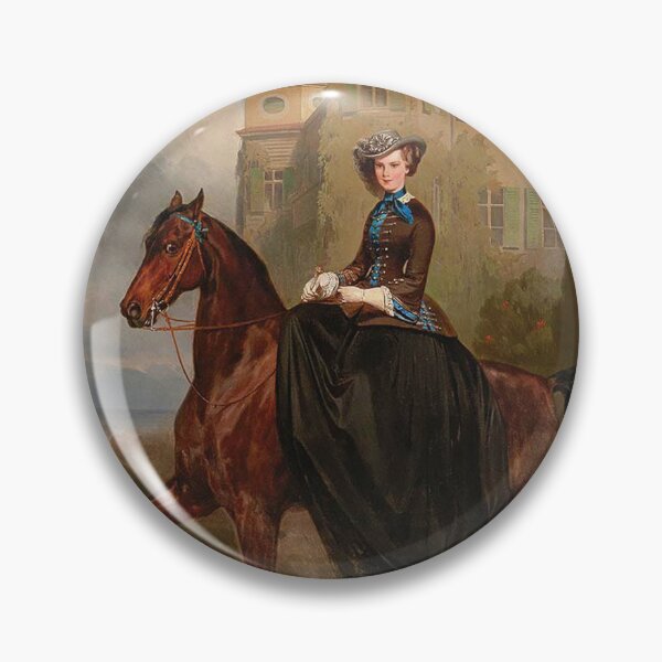 Item preview, Empress Elizabeth 'Sisi' of Bavaria on horseback designed and sold by Vintage Designs +.