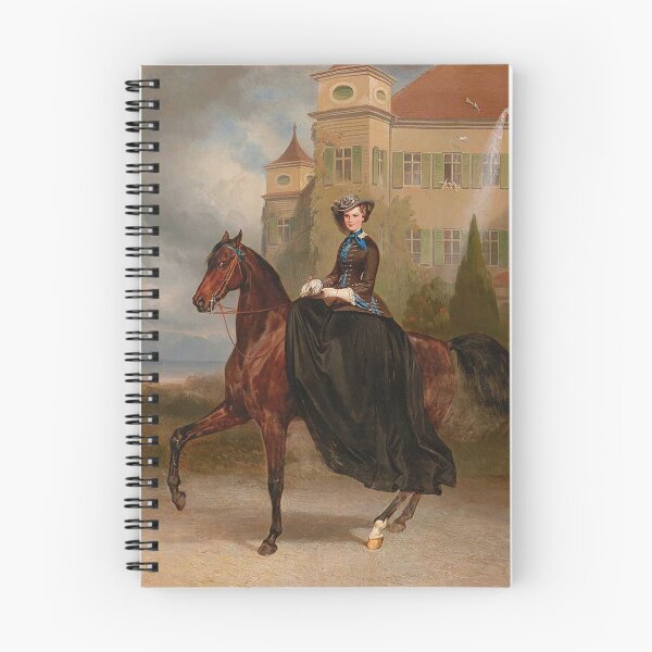 Item preview, Empress Elizabeth 'Sisi' of Bavaria on horseback designed and sold by Vintage Designs +.