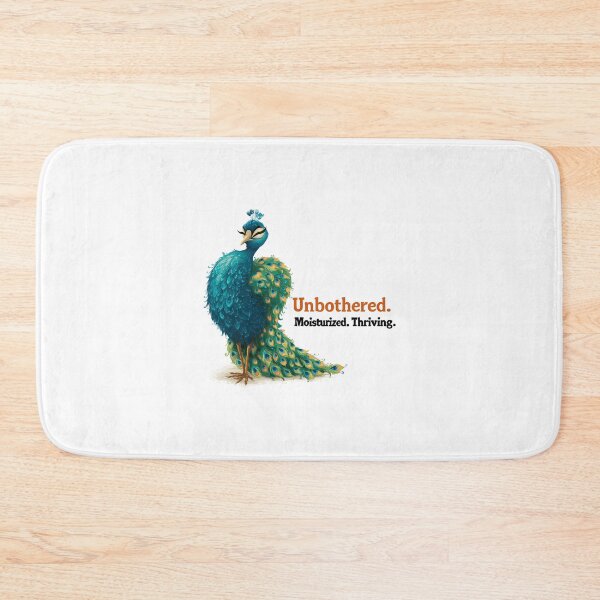 Item preview, Funny Meme - Unbothered Moisturised Thriving Peacock designed and sold by hamishby.