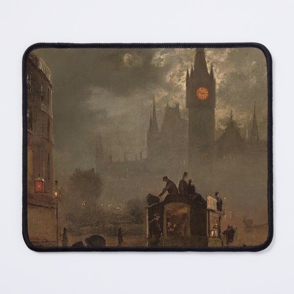 Item preview, English School 19th Century St. Pancras at night designed and sold by Vintage Designs +.