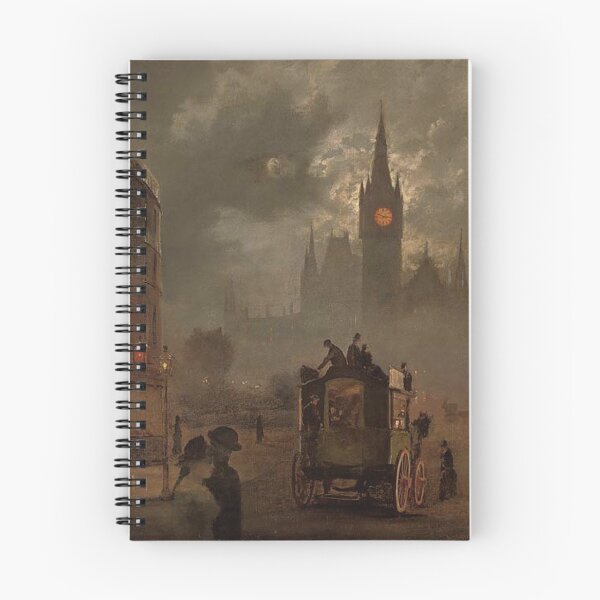 Item preview, English School 19th Century St. Pancras at night designed and sold by Vintage Designs +.
