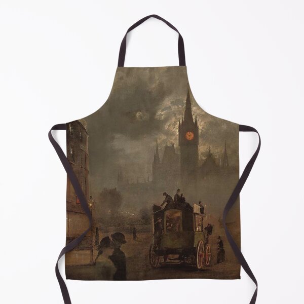 Item preview, English School 19th Century St. Pancras at night designed and sold by Vintage Designs +.