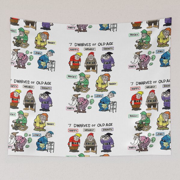Item preview, Ageing dwarfs  designed and sold by kingof.