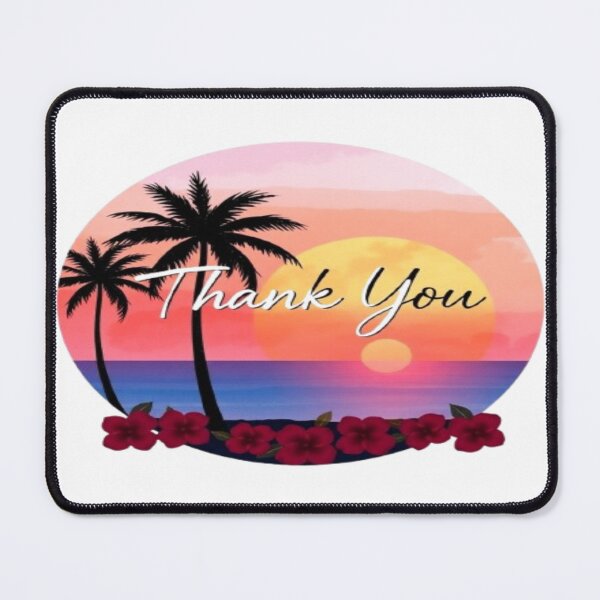 Item preview, ✨ Caribbean Thank You Stickers | Tropical Watercolor Sticker  with Island Colors designed and sold by DivineDoodles7.