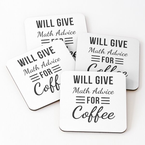 Item preview, Will Give Math Advice for Coffee Funny Math Saying designed and sold by snowry.