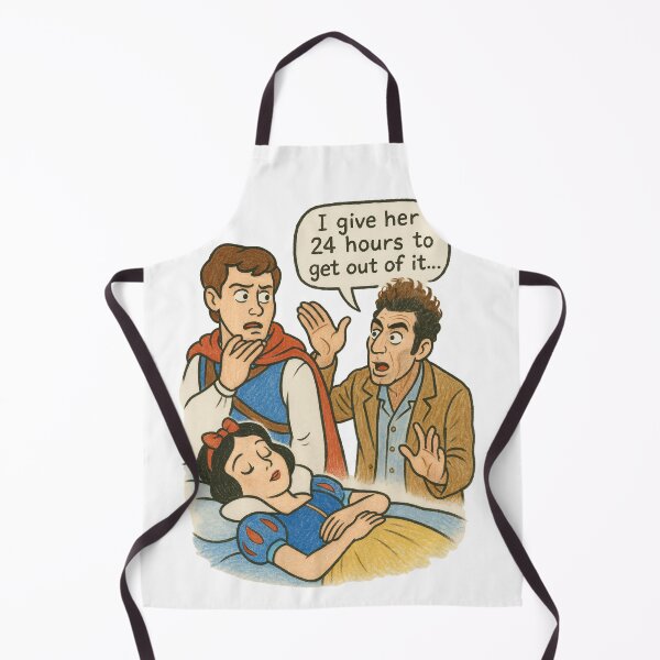 Item preview, Snow White in a coma | Kramer Snow White Mashup | Funny Parody designed and sold by BlueEyesDesign.