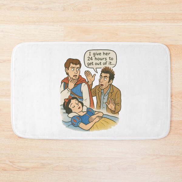 Item preview, Snow White in a coma | Kramer Snow White Mashup | Funny Parody designed and sold by BlueEyesDesign.