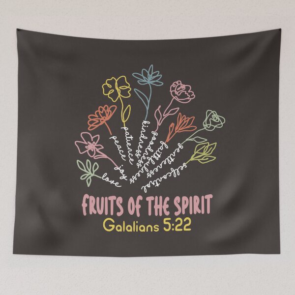 Item preview, Christian Shirt Fruits of The Spirit T-Shirt Inspirational Faith-Based Bible Verse  designed and sold by Colorfulman.