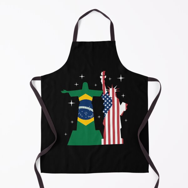 Item preview, Half Brazilian Half American USA Brazil Flag Patriotic designed and sold by blueyeeti.