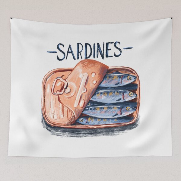 Item preview, Sardines in a Tin designed and sold by SarahWhittle.