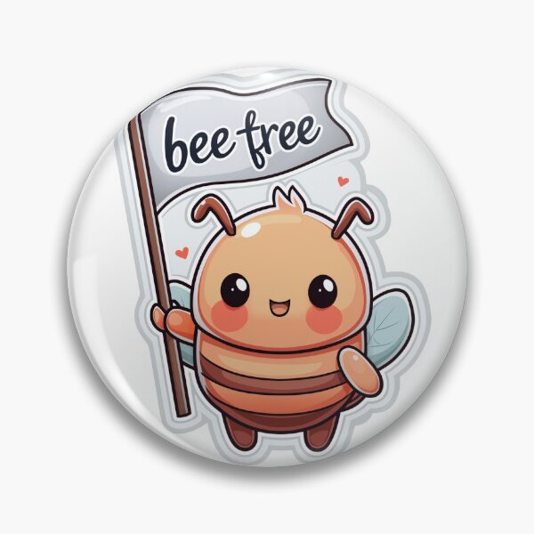 Item preview, Bee Free Logo designed and sold by TaverneKuna.