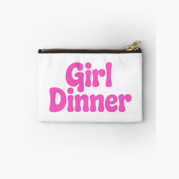 Item preview, Girl Dinner! Pink Girly Quote designed and sold by PMCreative.