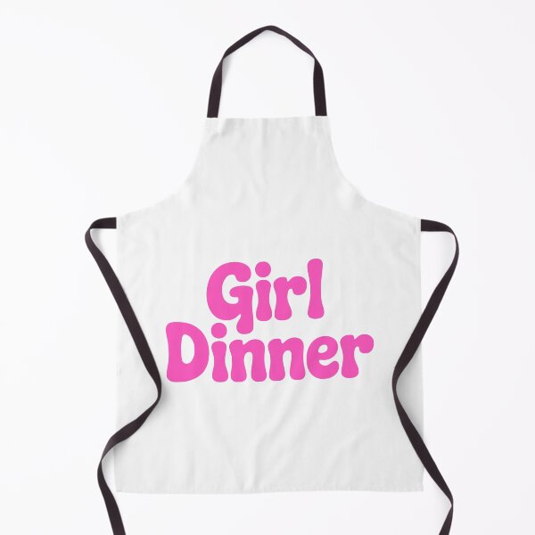 Item preview, Girl Dinner! Pink Girly Quote designed and sold by PMCreative.