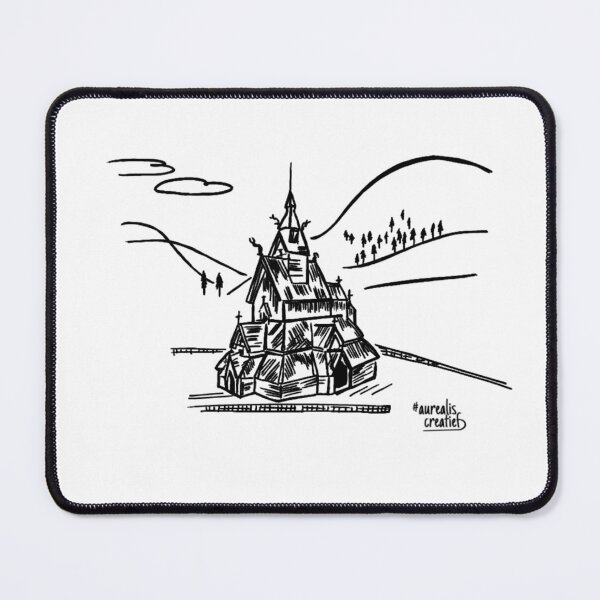 Item preview, Old church in Norway designed and sold by Aurealis Creatief.