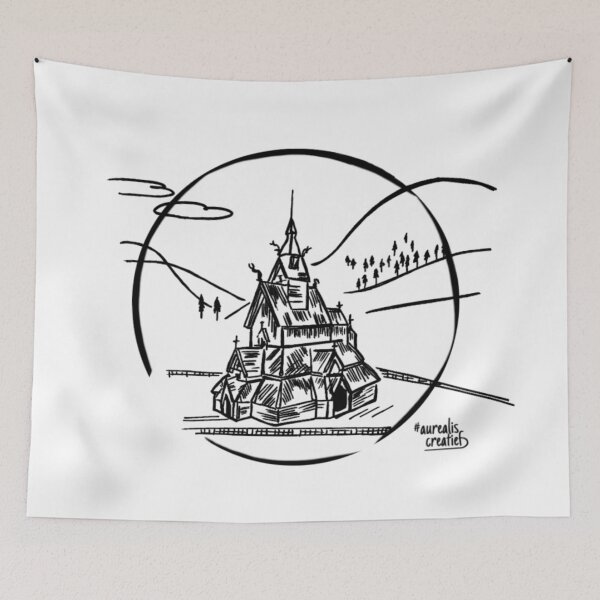 Item preview, Old church in Norway designed and sold by Aurealis Creatief.
