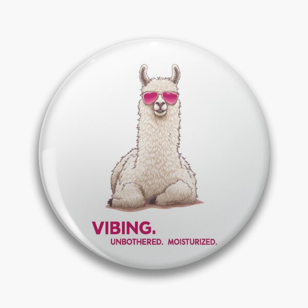 Item preview, Funny Meme - Vibing Unbothered Llama designed and sold by hamishby.