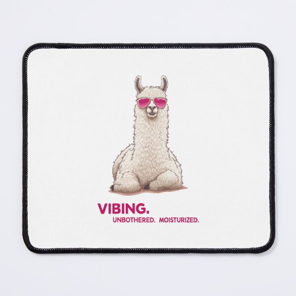 Item preview, Funny Meme - Vibing Unbothered Llama designed and sold by hamishby.